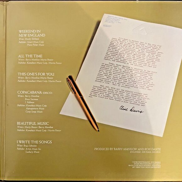 Barry Manilow – Greatest Hits 2 LP (1978 Arista AL 8507 Gatefold) - Picture 6 of 16